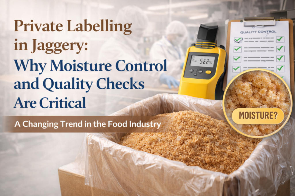 private labelling of jaggery and jaggery powder